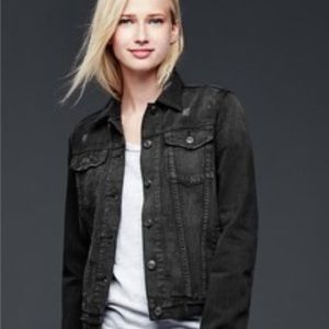 Gap black denim jacket